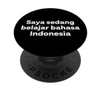Estoy aprendiendo indonesio. Palabra Divertida en indonesio PopSockets PopGrip Adhesivo