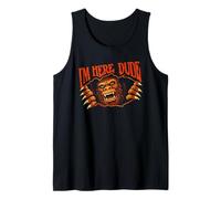 Estoy aquí Amigo Monstruo Emergente Bigfoot Sasquatch Cryptid Camiseta sin Mangas