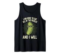 Estoy aquí para Comer Todos los pepinillos y lo haré Camiseta sin Mangas