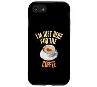 Estoy aquí para el Amante de la Comida Divertida del café Carcasa para iPhone SE (2020) / 7/8