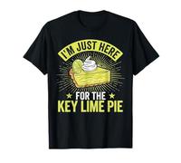 Estoy aquí para el Amante de la pastelería Vintage Key Lime Pie Camiseta
