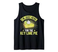 Estoy aquí para el Amante de la pastelería Vintage Key Lime Pie Camiseta sin Mangas