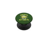 Estoy aquí para el Amante de la pastelería Vintage Key Lime Pie PopSockets PopGrip Adhesivo