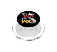 Estoy aquí para el Bote Divertido Juego Craps Poker Casino PopSockets PopGrip para MagSafe