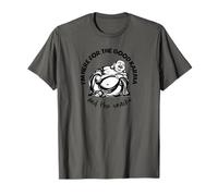 Estoy aquí para el Buen Karma y los bocadillos Fat Buddha Laugh Camiseta