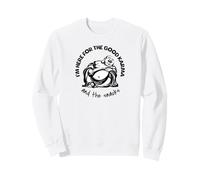 Estoy aquí para el Buen Karma y los bocadillos Fat Buddha Laugh Sudadera
