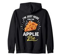 Estoy aquí para el Pastel de Manzana Sudadera con Capucha