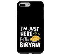 Estoy aquí para el Plato de arroz Picante de Comida India Biryani Carcasa para iPhone 7 Plus/8 Plus