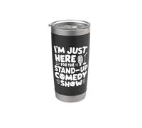 Estoy aquí para el programa de comedia stand-up Club de comedia en vivo Vaso térmico de acero inoxidable de doble pared