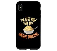 Estoy aquí para el puré de papas Divertido Día de Acción de Gracias Carcasa para iPhone XS Max