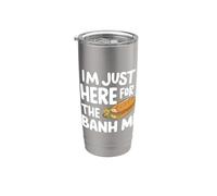 Estoy aquí para el sándwich vietnamita Banh Mi Banh Mi Vaso térmico de acero inoxidable de doble pared