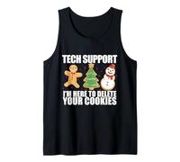 Estoy AQUÍ para Eliminar Tus Cookies Web Developers Coding Meme Camiseta sin Mangas