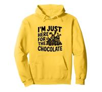 Estoy aquí para la caza de huevos de chocolate del día de Pascua Sudadera con Capucha