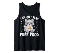 Estoy aquí para la Comida Gratis Camiseta sin Mangas
