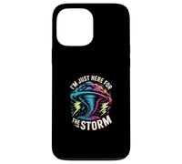 Estoy aquí para la tormenta Carcasa para iPhone 13 Pro MAX