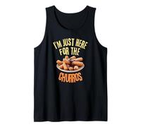 Estoy aquí para los Amantes de la Comida Divertida de Churros Camiseta sin Mangas