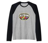 Estoy aquí para los Dulces de Pascua Divertido Humor de Caramelo de Pascua Camiseta Manga Raglan