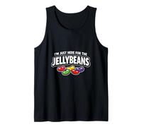 Estoy aquí para los Dulces de Pascua Divertido Humor de Caramelo de Pascua Camiseta sin Mangas