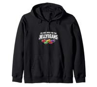 Estoy aquí para los Dulces de Pascua Divertido Humor de Caramelo de Pascua Sudadera con Capucha