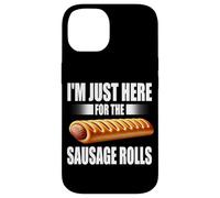 Estoy aquí para los Rollos de Salchichas Salchichas para Comer Alimentos Carcasa para iPhone 14