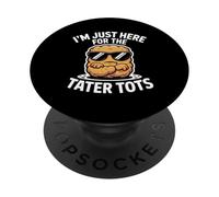 Estoy aquí para los Tater Tots Funny Tater Tot PopSockets PopGrip Adhesivo