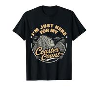 Estoy aquí para mi montaña Rusa Camiseta gráfica económica