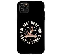 Estoy aquí para pies en Correas Pilates Lover Pilates Carcasa para iPhone 11 Pro MAX