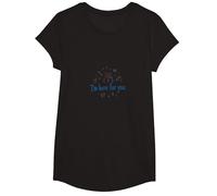 Estoy aquí para ti. Regalo de Apoyo para un Amigo de la Escuela Camiseta, Niñas, Negro, XS