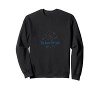 Estoy aquí para ti. Regalo de Apoyo para un Amigo de la Escuela Sudadera, Unisex para Adultos, Negro, XXL