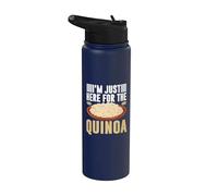 Estoy aquí por la quinua Stainless Steel Insulated Water Bottle