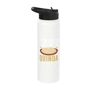 Estoy aquí por la quinua Stainless Steel Insulated Water Bottle