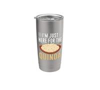 Estoy aquí por la quinua Vaso térmico de acero inoxidable de doble pared