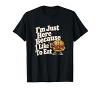 Estoy aquí Porque me Gusta Comer Hamburguesas de Entrenamiento Camiseta