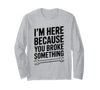 Estoy aquí Porque rompiste Algo Divertido Manga Larga