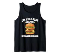 Estoy aquí Solo por Las Hamburguesas con Queso Camiseta sin Mangas