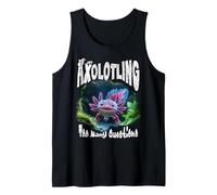 Estoy AXOLOTLING DEMASIADAS Preguntas Conocimiento ratón de Biblioteca Hambriento Camiseta sin Mangas