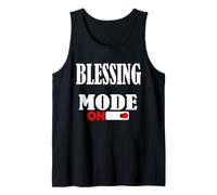 Estoy bendecido 24/7: Hombres bendecidos Ropa cristiana Vida bendita Camiseta sin Mangas