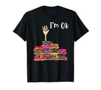 Estoy Bien Bibliotecario Nerd Libro Camiseta