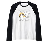 Estoy bien, está bien, todo está bien conciencia del cáncer de pulmón Camiseta Manga Raglan