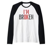 Estoy Bien Roto Camiseta Manga Raglan