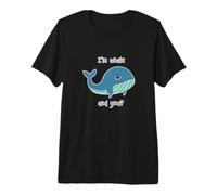 Estoy Bien y tú? Ballena Divertida Lindo océano Animal Juego de Palabras Ballenas Camiseta Premium