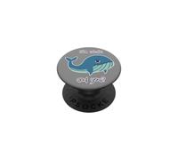 Estoy Bien y tú? Ballena Divertida Lindo océano Animal Juego de Palabras Ballenas PopSockets PopGrip Adhesivo
