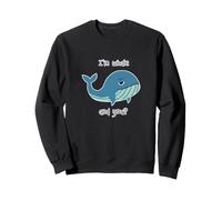 Estoy Bien y tú? Ballena Divertida Lindo océano Animal Juego de Palabras Ballenas Sudadera