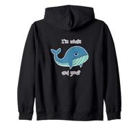 Estoy Bien y tú? Ballena Divertida Lindo océano Animal Juego de Palabras Ballenas Sudadera con Capucha