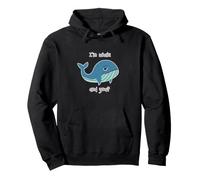 Estoy Bien y tú? Ballena Divertida Lindo océano Animal Juego de Palabras Ballenas Sudadera con Capucha