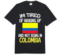 Estoy Cansado de Despertar y no Estar en Colombia Comfort Colors Adult Heavyweight T-Shirt