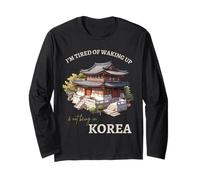 Estoy cansado de despertar y no estar en Corea Turismo coreano Manga Larga