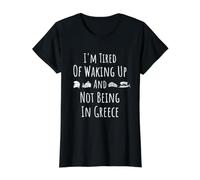 Estoy Cansado de Despertar y no Estar en Grecia - Funny Gr amiseta gráfica económica