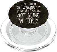 Estoy Cansado de Despertar y no Estar en Italia - Italiano PopSockets PopGrip para MagSafe