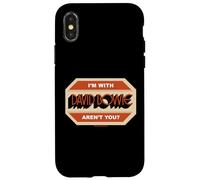 Estoy con David Bowie, ¿no eres tú? Carcasa para iPhone X/XS